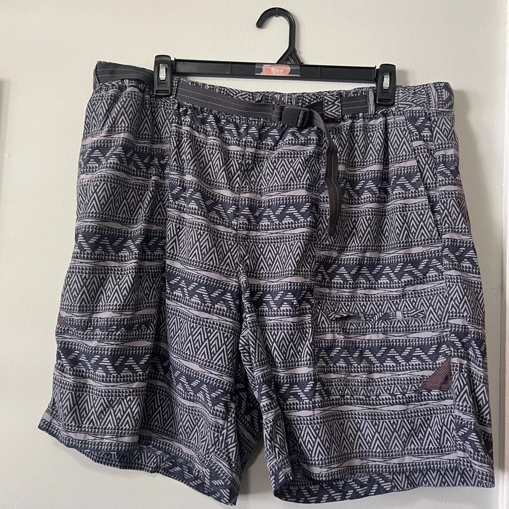 L.L‎ Bean Swim Trunks Geometry Pattern Pockets Men XXL